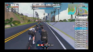 Zwift Race  WTRL TTT  The Magnificent 8 [upl. by Eanej]