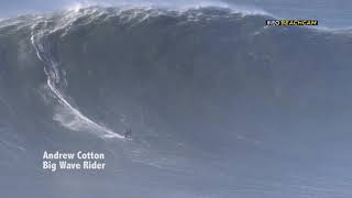 Andrew Cotton Wipeout Praia do Norte Nazaré NOV2017 [upl. by Casavant156]