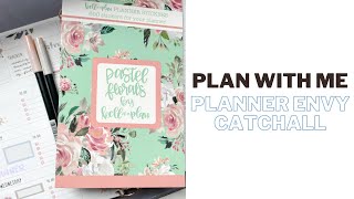 PLAN WITH ME  Catchall Planner  Planner Envy [upl. by Eytak663]