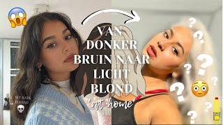 VAN DONKER BRUIN NAAR LICHT BLOND at home  Lavina Stegenga [upl. by Curzon]