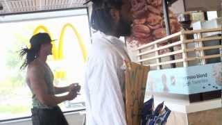 Homeless man sings for a Big Mac inside McDonalds [upl. by Mathews562]