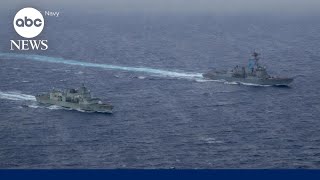 Close call for Chinese US warships l WNT [upl. by Odin]