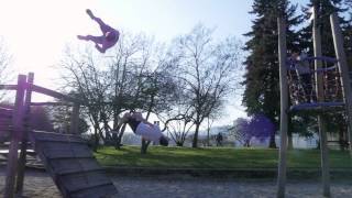 Parkour Linz  Glidecam HD 1000  GH4 [upl. by Akinas]