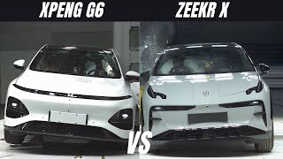 XPENG G6 vs ZEEKR X Euro NCAP Crash Test Comparison  Safety Showdown [upl. by Quick]