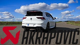 2024 VW Golf 8 R Akrapovic 🔥💥 pure Sound  Exhaust Abgasanalge [upl. by Enirehtak]