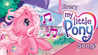 Every Single My Little Pony G3 Song Cleanest Audio [upl. by Eisse722]