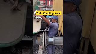 Train Coupling work in RRC Group D  Train Coupling pointsmen indianrailways trendingshorts [upl. by Evy]