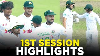 1st Session Highlights  Bangladesh vs South Africa  1st Test Day 2  M3H1K [upl. by Anidualc]