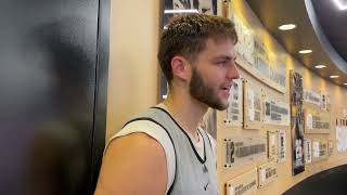 Cam Heide On Upcoming Purdue Basketball Season First Practice Interview [upl. by Velick]