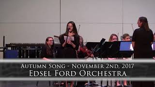 Edsel Ford High School Autumn Song Concert 2017 [upl. by Adnarim]