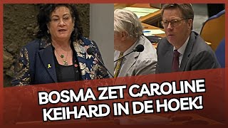 Au Caroline komt klagen maar Bosma zet haar keihard in de HOEK [upl. by Rohpotsirhc]