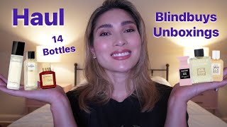 Perfume Haul  Unboxings  Blindbuys [upl. by Akamaozu]