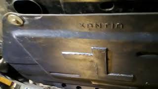 Citroen Xantia 20EUR Engine Undercover Made in Poland DIY Review [upl. by Searcy]