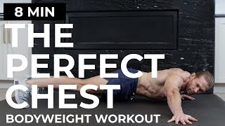 The PERFECT 8 Min At Home Chest Workout  NO EQUIPMENT FOLLOW ALONG [upl. by Ifen]