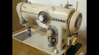 Vintage Janome 672 sewing machine 1960s [upl. by Yrotciv422]