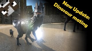 ARK Survival Evolved  Dino Mating New update w Baby Dinos [upl. by Medin]