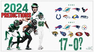 UNBIASED 2024 New York Jets RECORD Prediction [upl. by Elleinaj770]