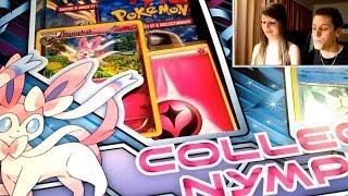 POKÉCOUPLE Ouverture Pokémon du Coffret Nymphali FR   Une belle palette de couleurs [upl. by Ecurb842]