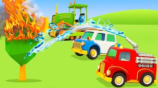 Helper cars for kids amp Emergency vehicles for kids  Full episodes cartoons for kids amp big trucks [upl. by Yerocal]