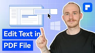 How to Edit Text in PDF File in Windows 10 [upl. by Lehcim936]