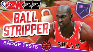 How to Get More Steals in NBA 2K22 with Ball Stripper Badge Best Defense Badges [upl. by Yaral]