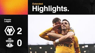 Three big points  Wolves 20 Southampton  Extended Highlights [upl. by Aeslahc]