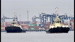 SVITZER TUGS PADDLE ON THE RIVER SD 480p [upl. by Gans]