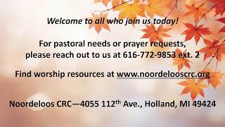 Noordeloos CRC  October 20 2024 AM Service [upl. by Lorens]