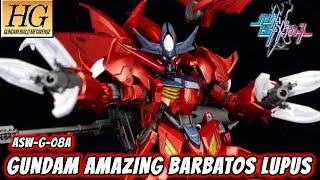 HG Gundam Amazing Barbatos Lupus Review  Gundam Build Metaverse [upl. by Necila192]