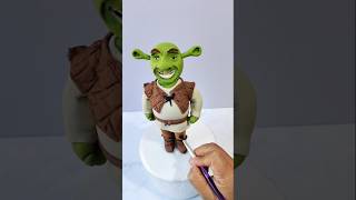 Un Shrek comestible shrek fondant modelados porcelanafria modeladofondant tutoriales [upl. by Cavanaugh]