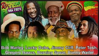 Reggae Mix 2024  Bob Marley Bunny Wailer Dennis Brown Eric Donaldson  Top Reggae Mix Collection [upl. by Alexei]