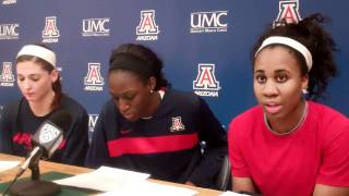 Ify Ibekwe Davellyn Whyte amp Brooke Jackson Post Game Grand Canyon University [upl. by Ettedualc]