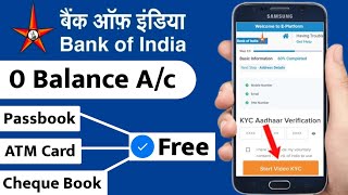 Bank of india Account Opening Online  Full Review  How to Open Bank of India Account Online [upl. by Adehsor]