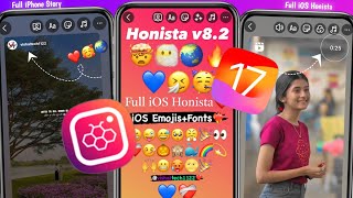 Honista v82 Full Tutorial🥳  iOS EmojisBold FontsRemention Story  honista iphone story [upl. by Chemar265]