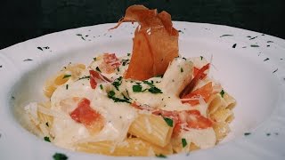 White Cheddar Prosciutto Pasta  The Bacon Betches [upl. by Renaldo872]