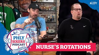 Discussing Nick Nurse’s rotations and distribution of minutes  PHLY Sixers [upl. by Ulrika]