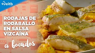 A BOCADOS VERANO Rodajas de rodaballo en salsa vizcaína [upl. by Itsud]