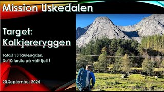 Alpin klatring  Kolkjereryggen  Uskedalen [upl. by Cilegna]