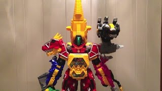 Zyuden Sentai Kyoryuger DX Chou Kamitsuki Henkei Gigant BragiOh Review [upl. by Zemaj239]