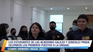 Resultados Examen de Admisión UNSAAC Ordinario 2022I [upl. by Meeharbi]