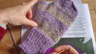 Tutoriel Tricot  Mitaines  Préparation montage et côtes [upl. by Dickman]