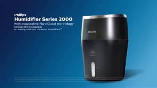 PHILIPS HU481310  humidificateur  purificateur dair  Productvideo Vandenborrebe [upl. by Takakura]