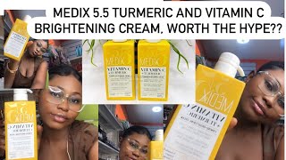 Is Medix 55 Tumeric And Vitamin Cc Brightening cream worth the hype [upl. by Lenox]