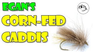 Fly Tying Tutorial Egans Corn Fed Caddis  DRY FLY Fly Tying Tutorial [upl. by Evanne806]