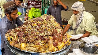 EXTREME PAKISTANI STREET FOOD  ULTIMATE PAKISTANI GOLDEN PULAO RECIPE  ZAIQA CHAWAL RECIPE [upl. by Htebzile]