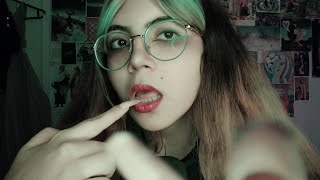 asmr teeth tapping mouth sounds y visuales💅🏻 [upl. by Loella]