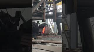 Forged oversized screw  Amazing heavy duty forge video [upl. by Sinai]