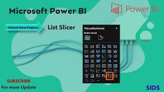 powerbi charts New Visual List Slicer Visualization Tool [upl. by Barren]