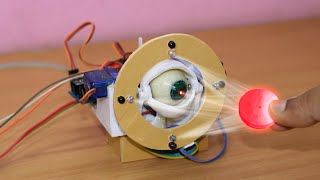 how to make robot one eye moving using sensor at your home [upl. by Ogata]