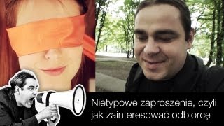 vlog  nietypowe zaproszenie czyli jak zainteresować odbiorcę [upl. by Halimaj]